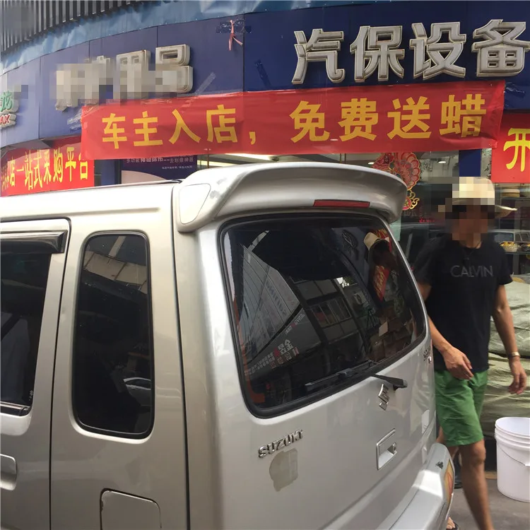 Спойлер для WagonR 2006-2012 Suzuki спойлер из АБС-пластика цвет заднего крыла автомобиля
