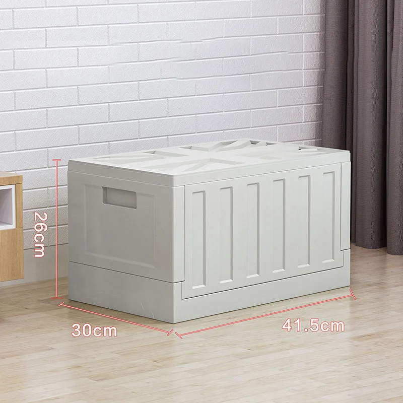 COSTWAY складная коробка для хранения игрушек органайзер одежды пластиковый