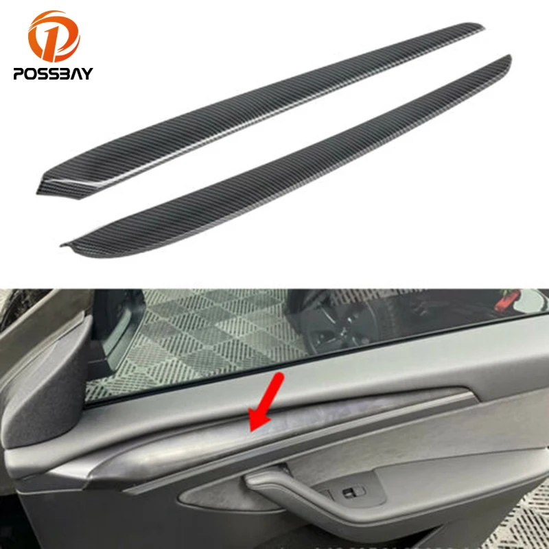 

Патч защитный из углеродного волокна для украшения автомобильных дверей Tesla Model Y 3 2021