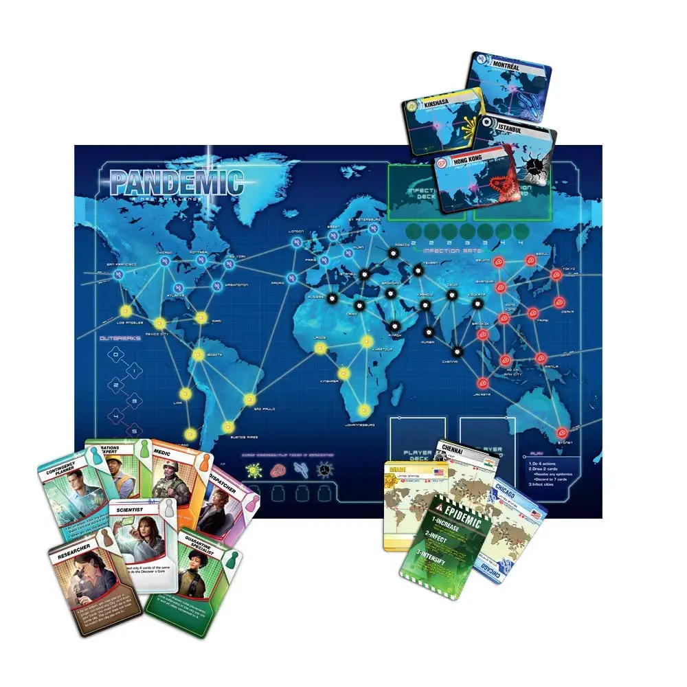 Pandemic Board game Party Game Z Men Save the Humanity | Игрушки и хобби