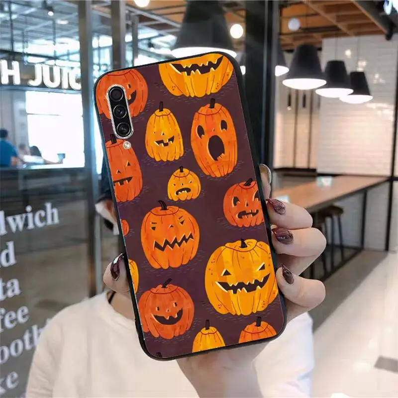 

Autumn leaves fox pumpkin Phone Case For Samsung Galaxy M10 20 30 A 40 50 70 71 6S A2 A6 A9 2018 J7 CORE PLUS STAR S10 5G C8