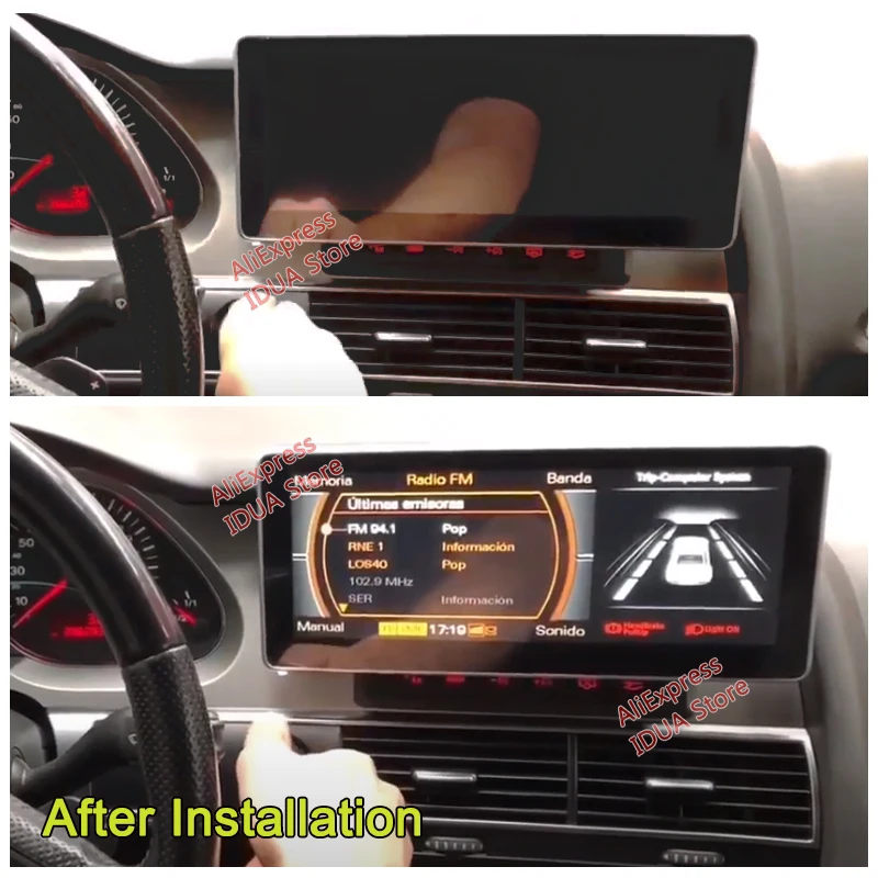 Автомобильный мультимедийный плеер Android 9 0 4 + 64 ГБ для Audi A6 C6 4F 2004 ~ 2011 MMI 2G 3G