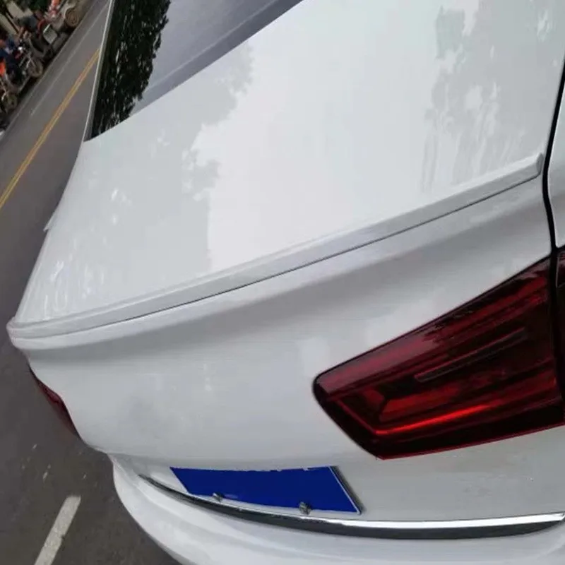 

Высококачественный задний спойлер из АБС-пластика Неокрашенный для Audi A6 2019 крышка багажника Тюнинг Автомобиля