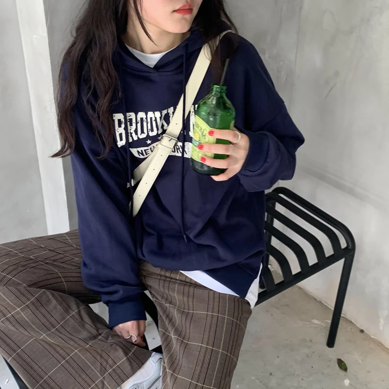 

Picture Fleece-Lined Thin Scale Sweater Hooded Women