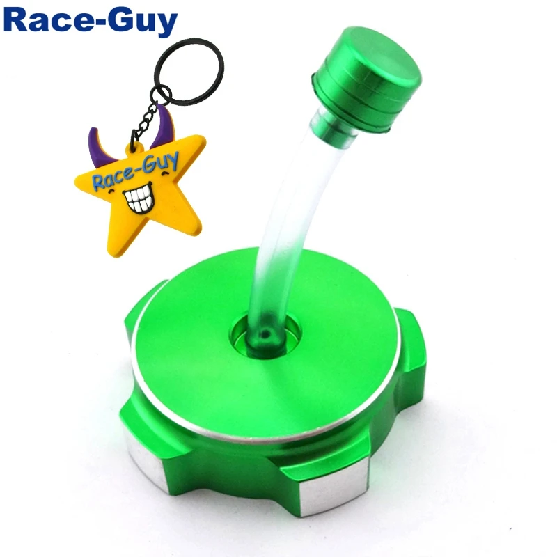 Зеленая алюминиевая крышка топливного бака с ЧПУ для китайского мотоцикла Braaap