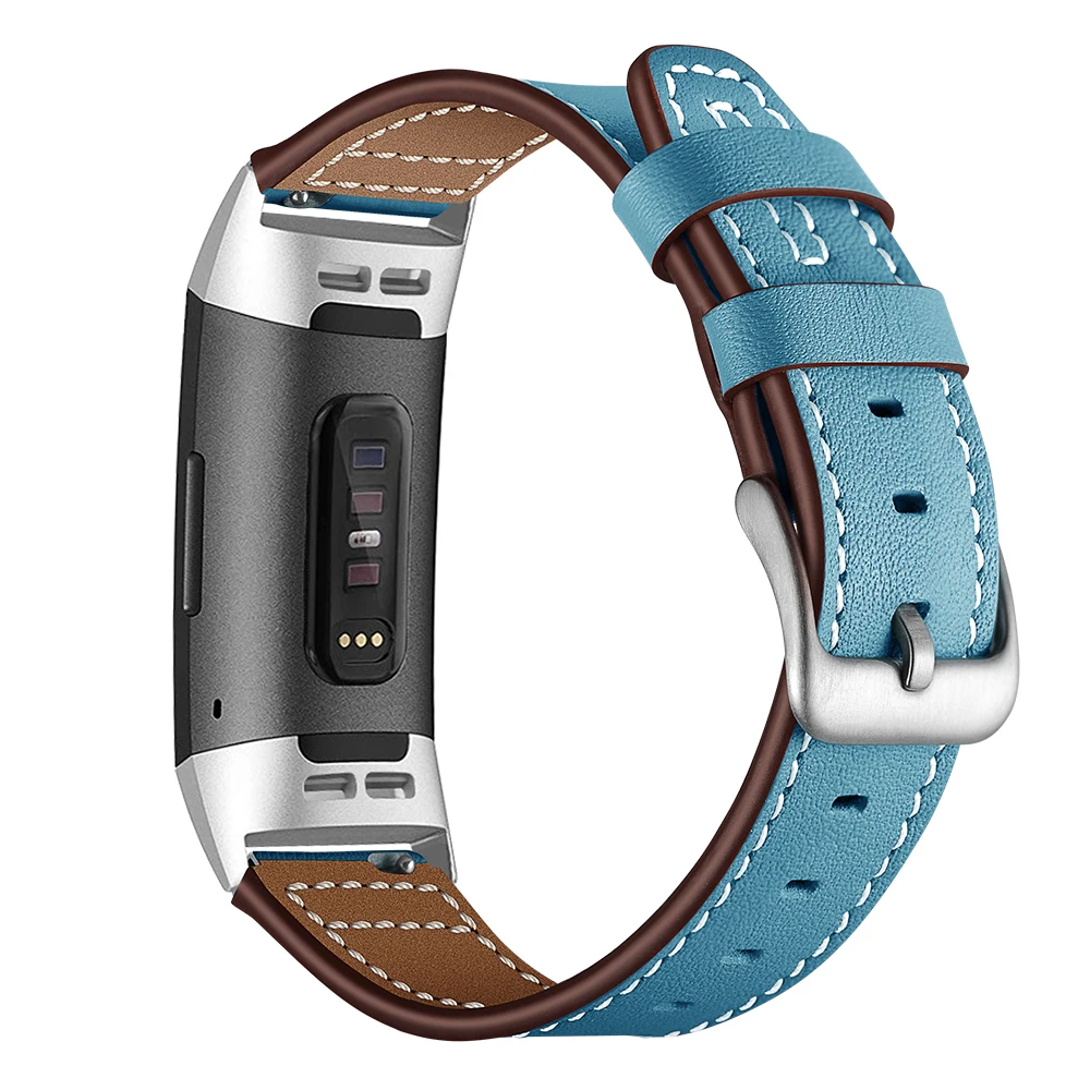 Кожаный ремешок для браслета Fitbit charge 2 кожаный ремешок для Fitbit charge 3 ремешок умный Браслет Смарт-часы ремешок на запястье