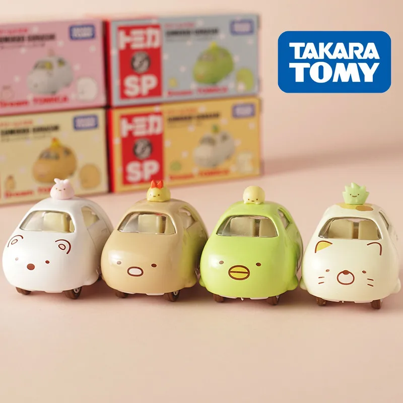 Подлинная Такара TOMY TOMICA 1: 64 Sumikkogurashi Sumikko 4 разных стиля, модель автомобиля, игрушки, изысканные подарки, игрушки для детей
