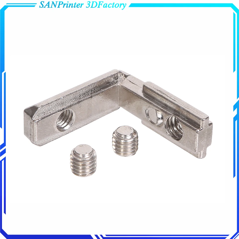 Т-образное гнездо L Форма Алюминий угол кронштейн угловой интерьер совместных