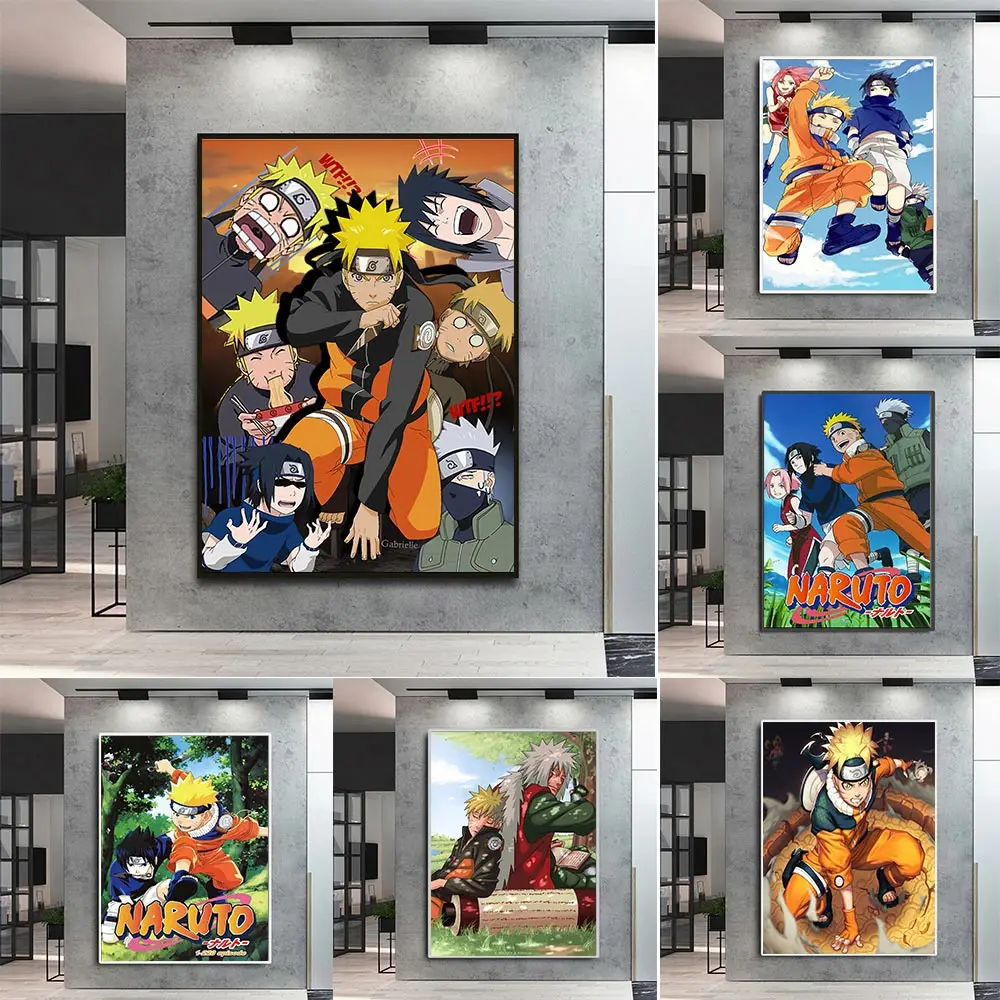 

Japanese Anime Canvas Painting Art Poster Pictures Comics Decor Painting Mural Home Children Room Wall Aesthetic Decor Cuadros