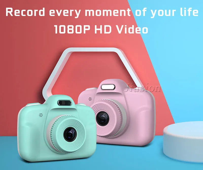 3 ''сенсорный экран 1080P HD мини детская видеокамера 8MP двойной объектив Цифровая профессиональная SLR фото Vlog видеокамера детский лучший подарок