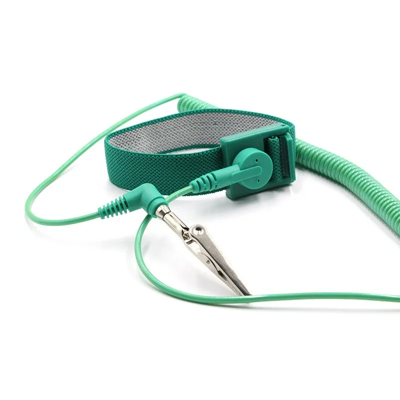 

W/ Alligator Clip Anti-Static Wrist Strap 180cm/250cm Banana Plug Electric Damage