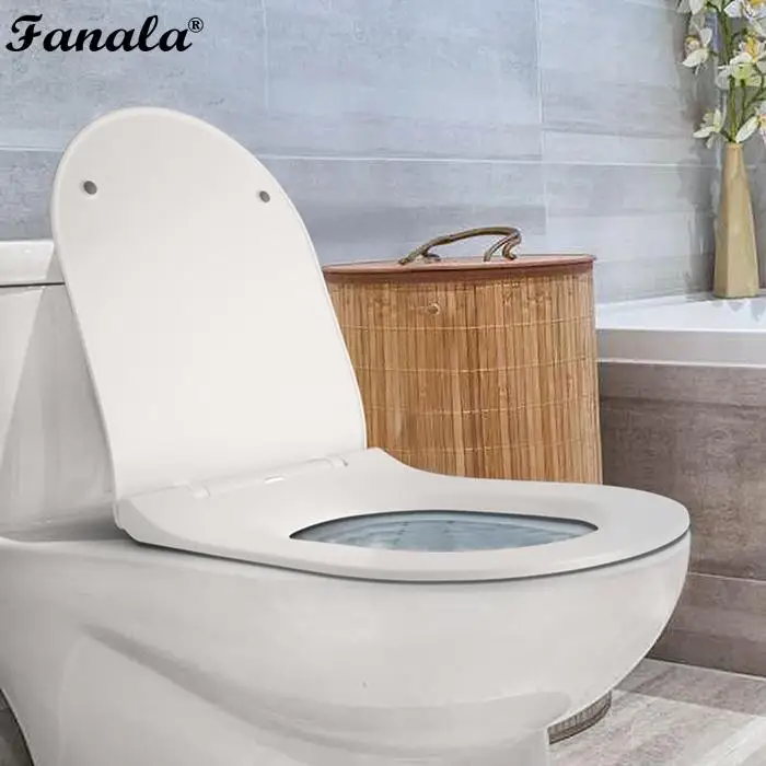 У нас в наличии сиденье для унитаза с крышкой u образной формы мягкое закрытое