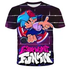 Футболка с принтом аниме camiseta Mangina пятница night, детская модная футболка funkin с 3D принтом, уличный Топ для мальчиков и девочек, Футболка camiseta