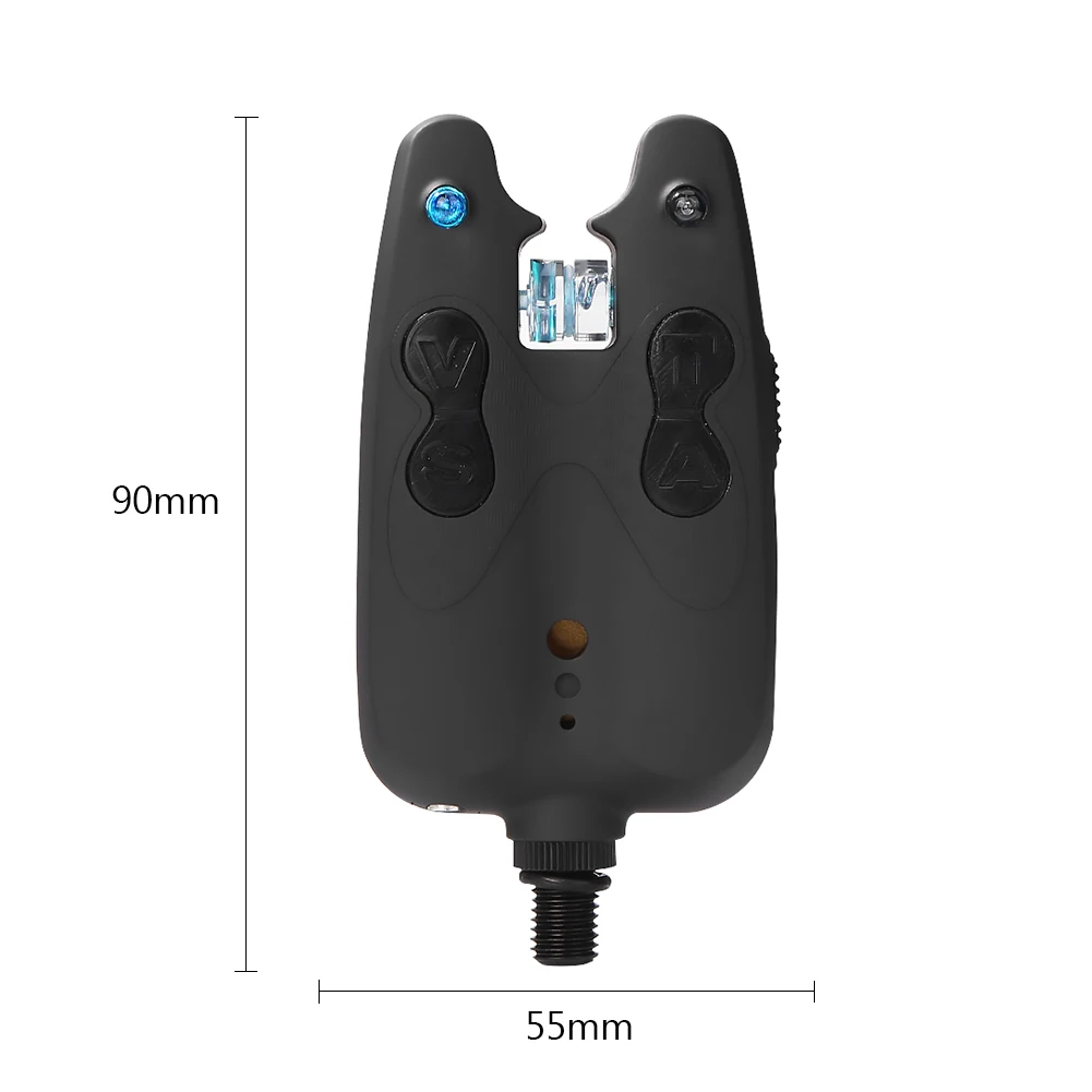 

LED Fishing Alert Indicator Kit Wireless Electronic Fishing Bite Alarm Receiver for Outdoor Fishing Portable Accessory