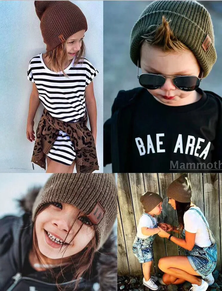 

New Arrival Baby Girl Boy Winter Hat Baby Soft Warm Beanie Hat Crochet Elasticity Knit Hats Children Casual Warm Cap 2021