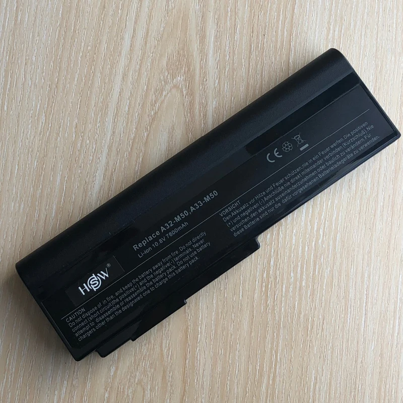 7800mAh Аккумулятор для ноутбука ASUS M50 Series M50Q M50S M50SA M50SR M50SV M50V M50VC M50VM M50VN M60 M60J M60JV M60V N43