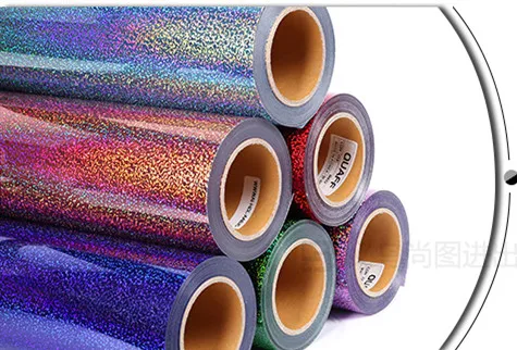 Бесплатная доставка 10 листов/25 см x 50 Голографический лазерный тепловой винил для