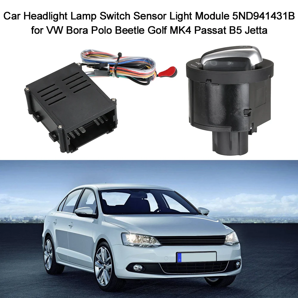 Автомобильный головной светильник выключатель лампы Сенсор Модуль 5ND941431B для VW