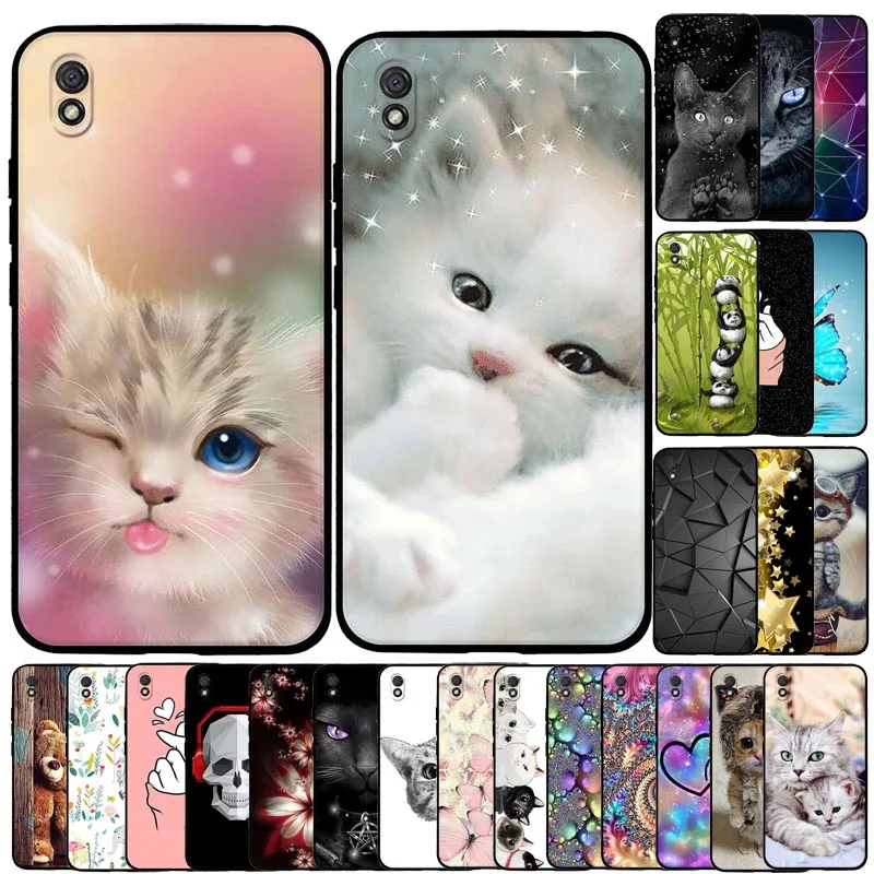 Чехол для Coque Xiaomi Redmi 9A мягкий чехол из ТПУ телефона 9I Redmi9A задняя крышка сумки