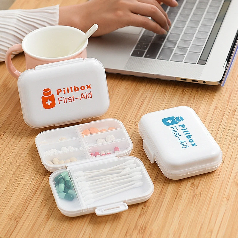 

Weekly Pill Box 8 Grids Mini Pill Organizers Case Container For Tablet Splitter Storage Dispenser Medicines Box Pillbox Habanera