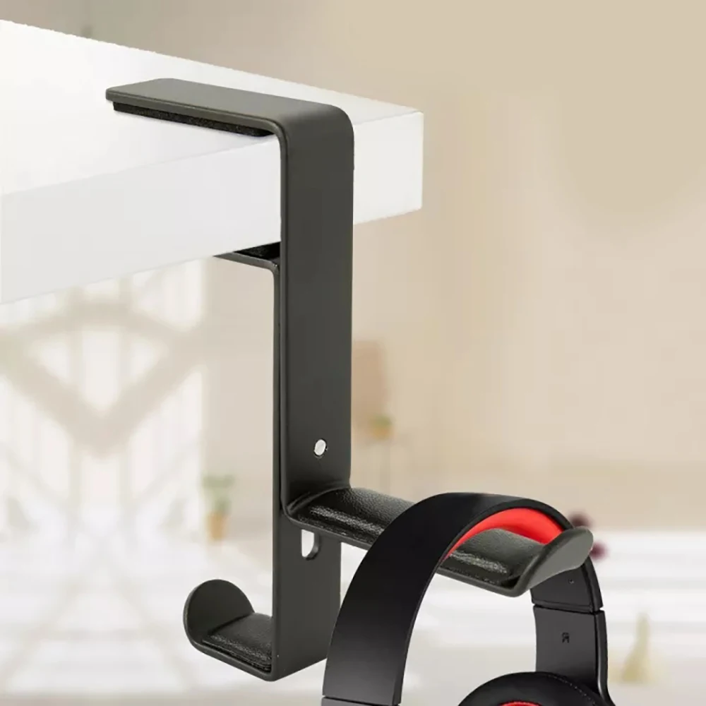 

Настольный держатель для наушников, универсальная офисная Нескользящая подставка для гарнитуры, Прочный кронштейн, компактный настольный ...