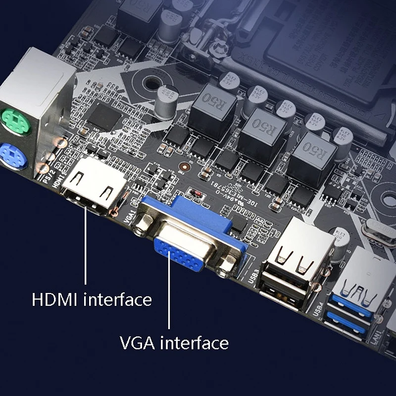 

Szmz H310D Computer Motherboard, 1151-Pin Desktop Host Office Matx Board Supports Ddr4 Memory Game Suite Motherboard