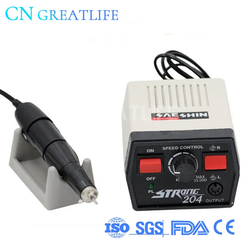 65w Electric Nail Drill Machine 35000rpm Strong 204 Manicure Set Pedicure Machine Electric Micromotor Micromotor Dental