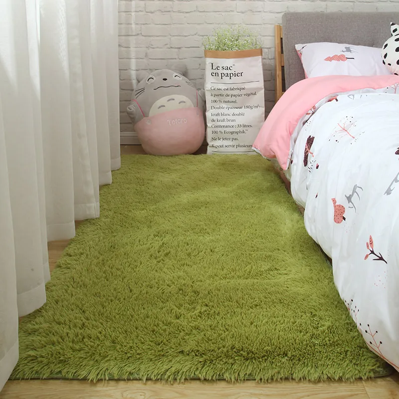 Длинношерстный передний коврик для спальни украшение комнаты одеяло дома