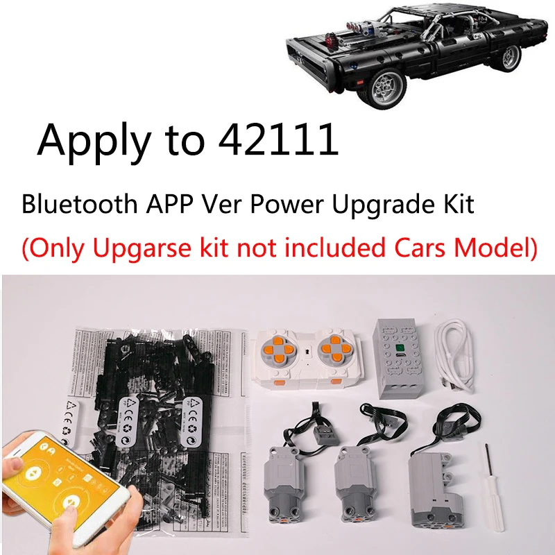 

NEW App Control RC Modification Motor Kit for 42111 High-Tech MOC Building Block Brick DIY Toy No Block Kit
