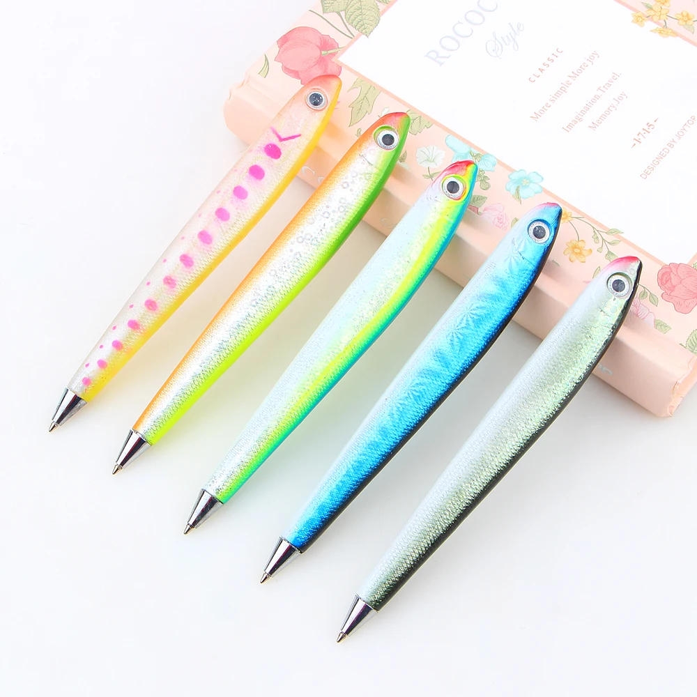 

5pcs/lot Lovely Fish Ocean Conch Crystal Ballpoint Pen Signature Pen Stationery Office School Supplies