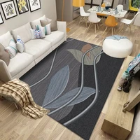 light luxury large size anti slip carpet indoor printed decoration rugs living room bedroom bedside bay window floor decor mat