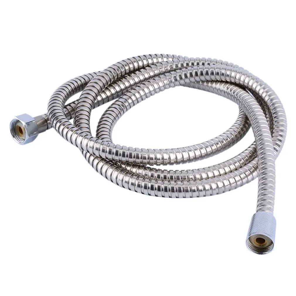 2 м стандартная Гибкая Хромированная душевая головка из нержавеющей стали шланг
