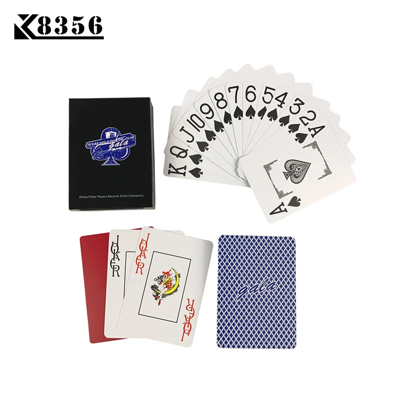 K8356 GALA 2 компл./лот баккара пластиковая Водонепроницаемая матовая игра игральные