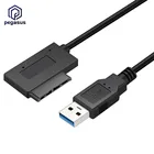 Кабель Адаптера USB 3,0 к Slim Line Sata 7 + 6 13pin для оптического привода CD DVD Rom