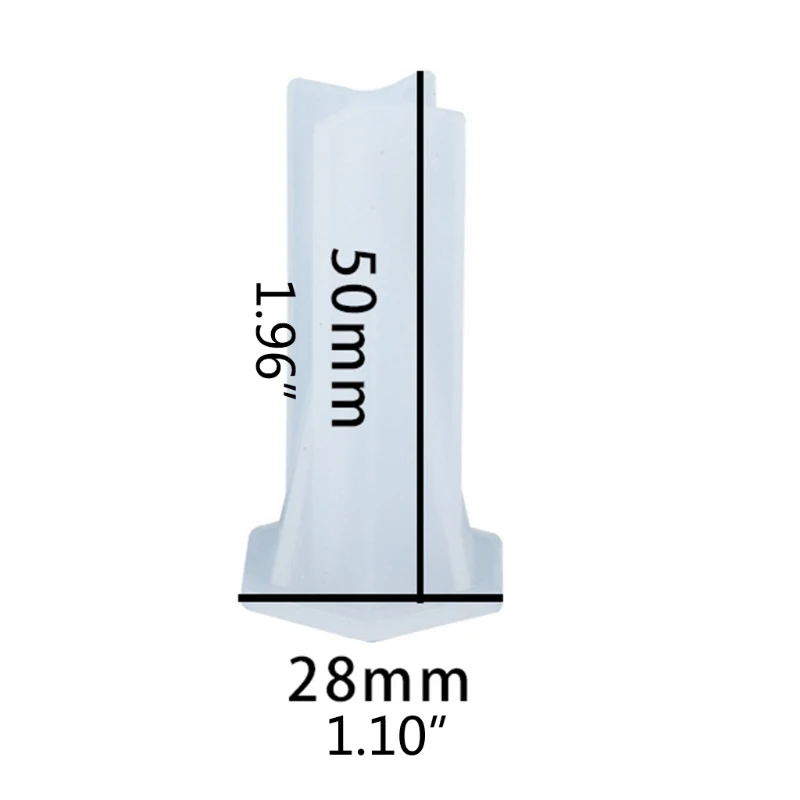 

Crystal Epoxy Resin Mold Cone Pendant Casting Silicone Mould DIY Crafts Jewelry Making Tools