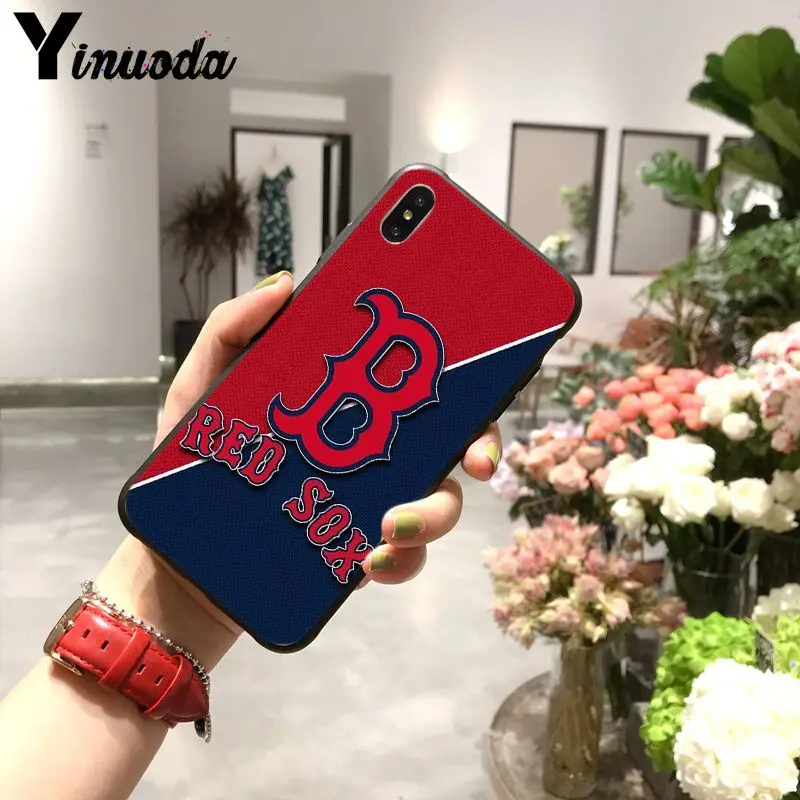 A6 Yinuoda New York Yankees Boston Red Sox бейсбольный Телефон чехол для iphone 8 7 6 6S Plus 5 5S SE XR X XS MAX 11pro max Coque Shell - Цвет: A6