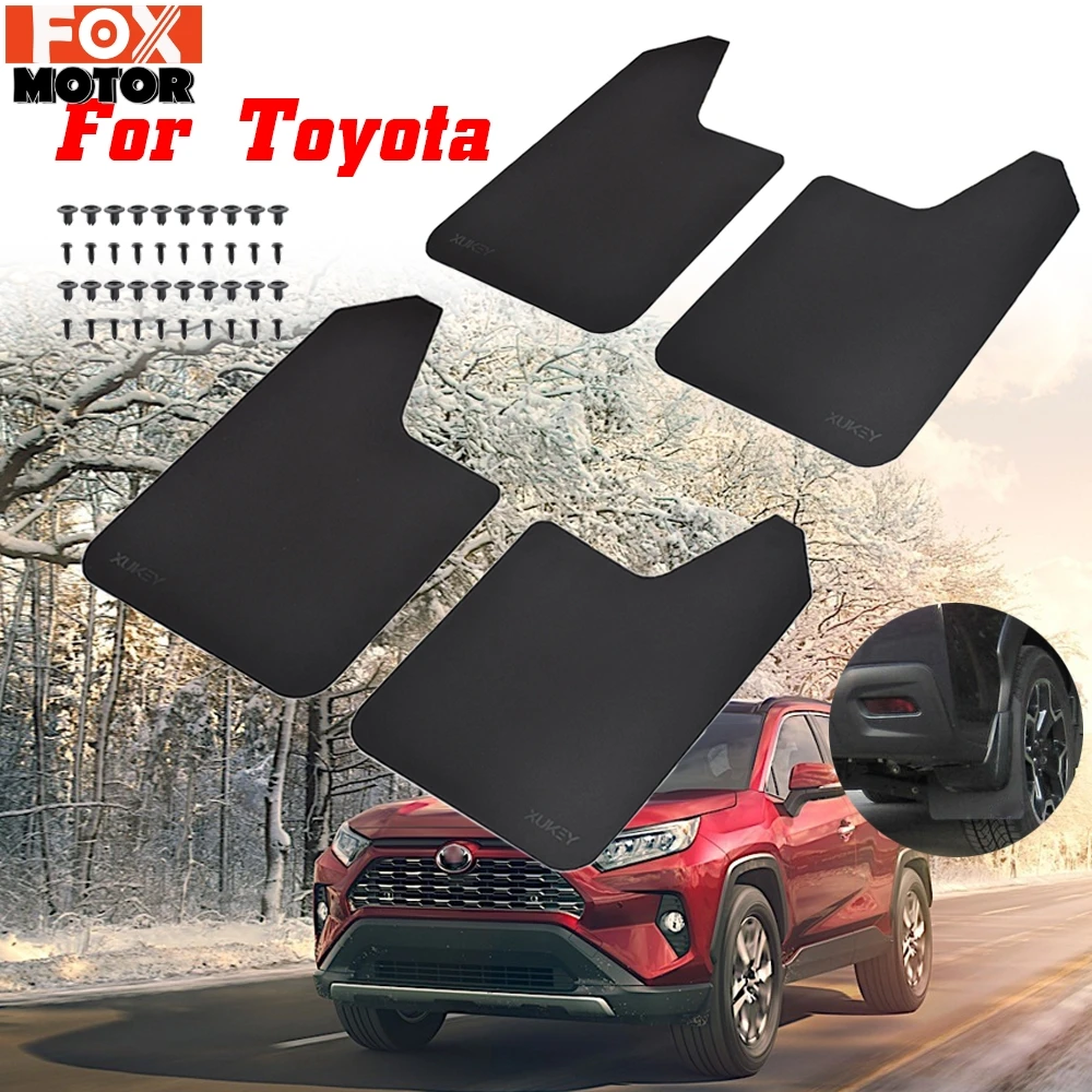 Rally Mud Flaps Mudflaps Splash Guards Mudguards Fender Flares For Toyota RAV4 EV Camry Corolla Daihatsu Terios Fourtrak Prado | Автомобили