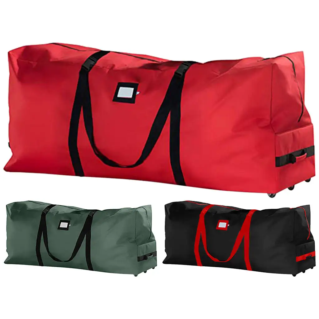 Bolsa de almacenamiento grande para &aacute;rbol de Navidad, impermeable, a prueba de roturas, Oxford 600D, duradera, para &aacute;rboles desmontados, navidad-4