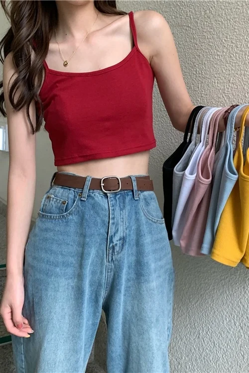 Женский жилет на бретельках женская рубашка без рукавов с внутренним низом