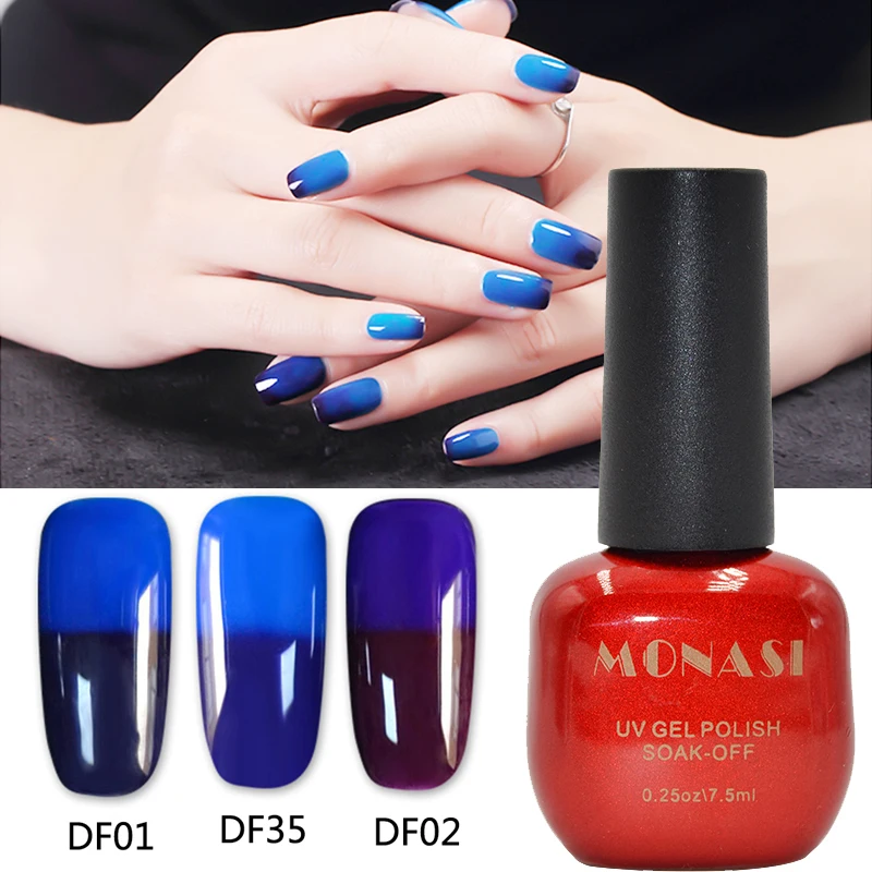 Профессиональная гелевая краска для дизайна ногтей УФ гель температурный