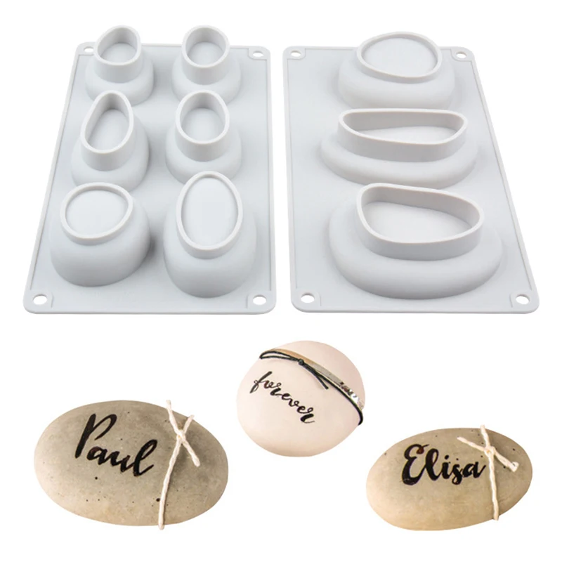 

New Home Soap Mold Cobblestone Silicone Ice Tray Mold Food Grade Silicone Cake Mold J7A6039