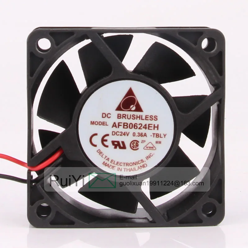 

Оригинальный Afb0624eh / SH / HH / VH / H 6025 60x60x25 мм 24 в 6 см 6800 об/мин вентилятор охлаждения преобразователь частоты для геймерского шкафа термальный