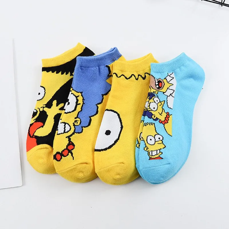 Горячая Распродажа 2019 удобные дышащие женские короткие носки с аниме Новые для