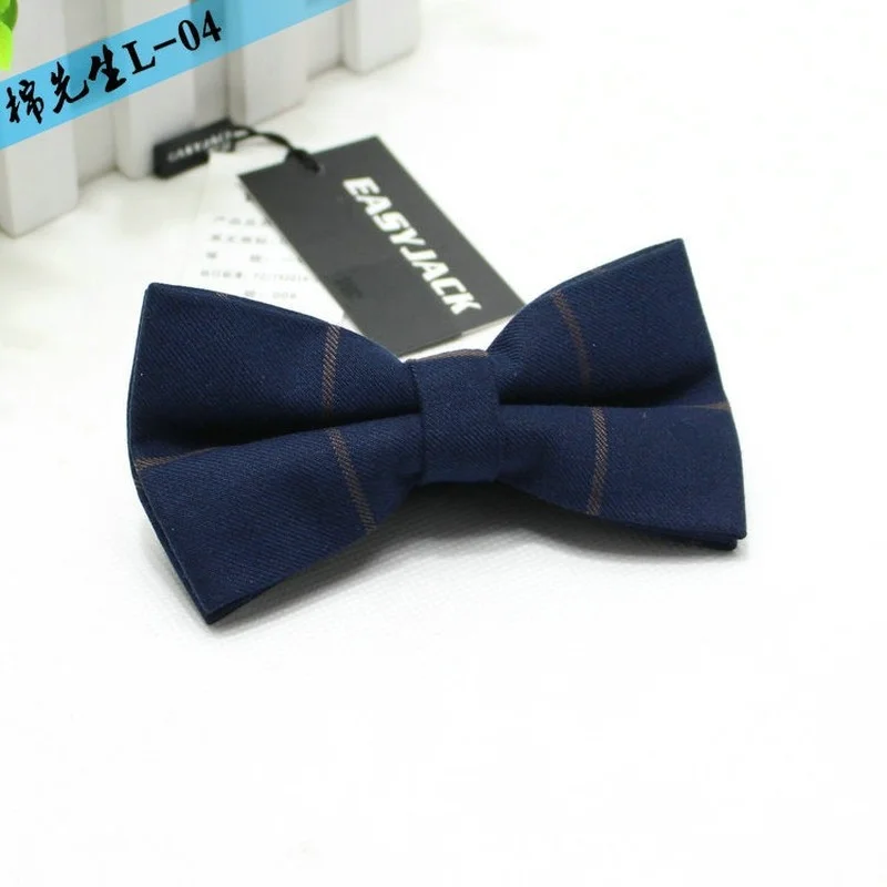

2021 New Men's Cotton Bow Tie Korean Fashion Casual Solid Color Gentleman Mens s Accessories for Men