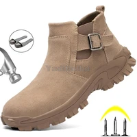construction work shoes men wearable industrial shoes puncture proof safety shoes man steel toe protective boots welding shoes
