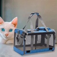 dog carrier bag soft side dog backpack portable cat pet carriers dog travel bag airline approved transport for small dogs cats