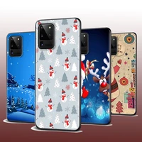 phone case fun christmas for samsung galaxy s21 s20 fe ultra lite s10 5g s10e s9 s8 s7 s6 edge plus black tpu cover