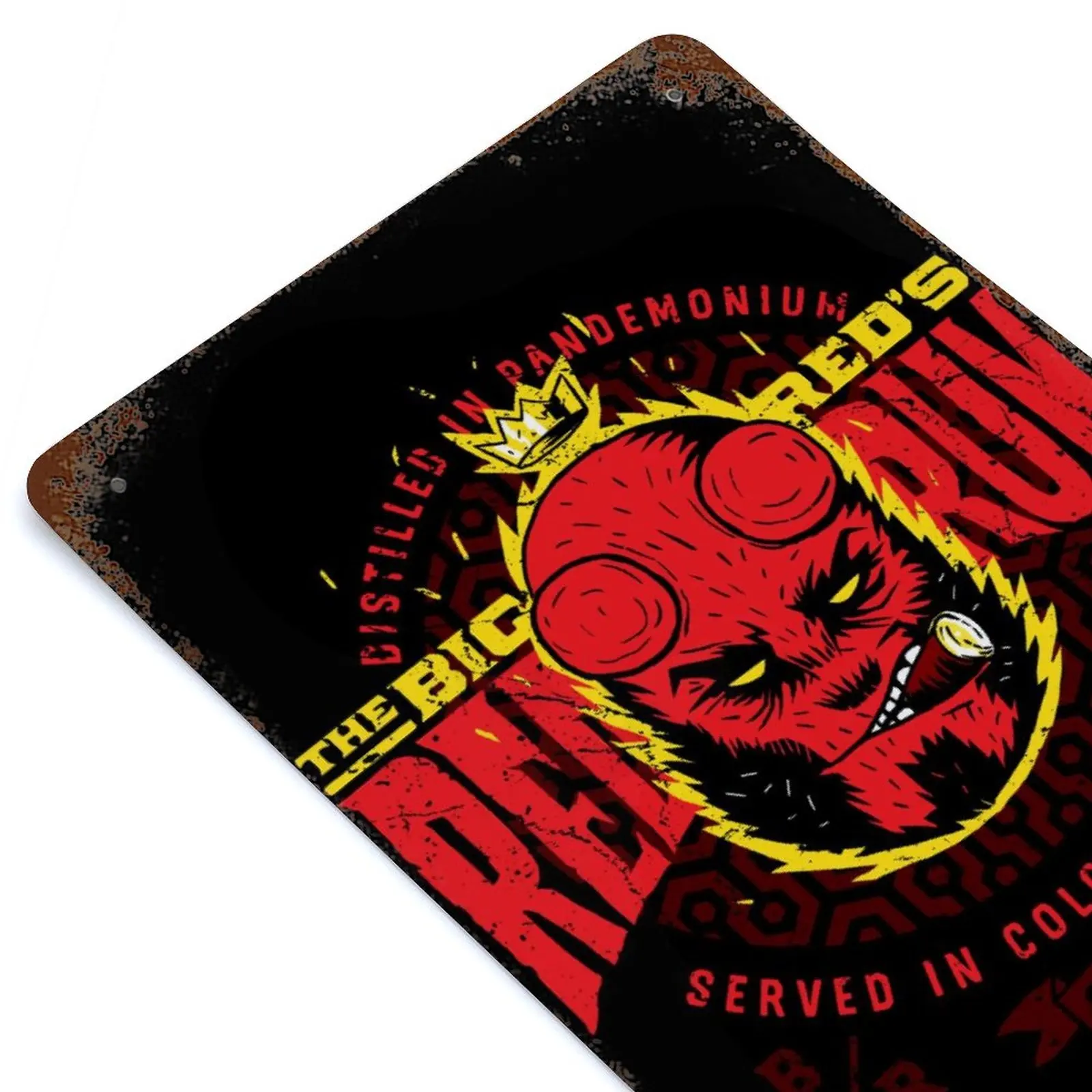 

Big Reds Red Rum Printed Retro Metal Poster Home Wall Decoration Tin Sign Plaque