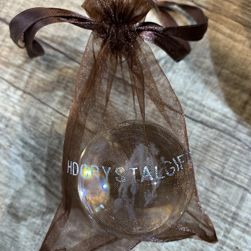 H & D 60 мм Хрустальный шар пресс папье 3D лазерная гравировка украшение в виде