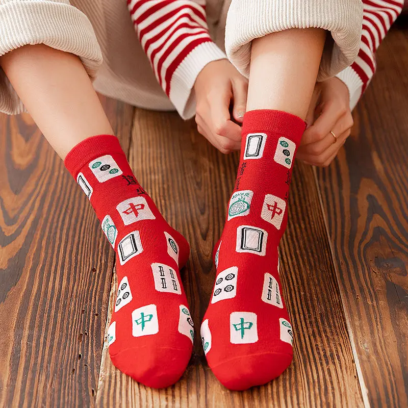 2020 толстые мягкие мужские женские носки средней длины Китайский традиционный